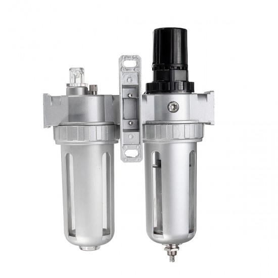 SFC400 1/2 Inch Air Compressor Oil Lubricator Moisture Water Trap Filter Regulator