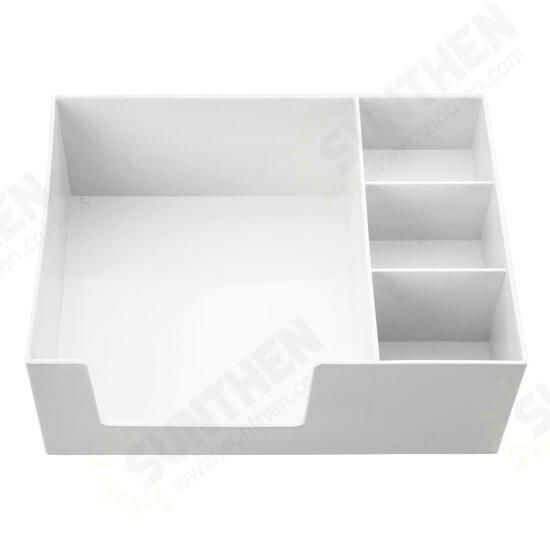 Single/Double Top/Bottom/Tiers Desktop Plastic Organizer Makeup Cosmetic Storage Box