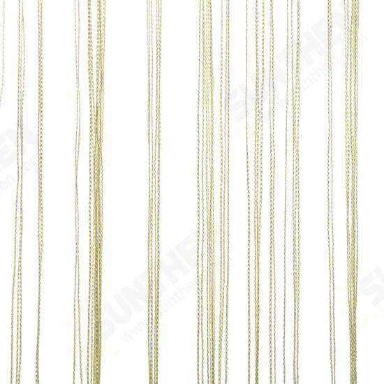 Solid Curtains String Curtains Windows Room Divider Door Decorative Line Curtain