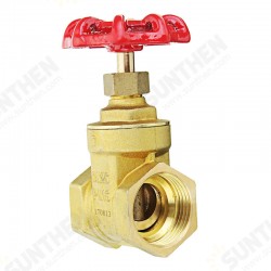 1/2inch 3/4inch 1inch Brass Manual Gate Valves G Female Thread Water Flow Valve 1/2inch 3/4inch 1inch Brass Manual Gate Valves G Female Thread Water Flow Valve