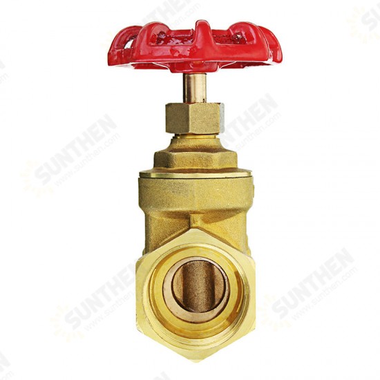 1/2inch 3/4inch 1inch Brass Manual Gate Valves G Female Thread Water Flow Valve