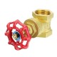 1/2inch 3/4inch 1inch Brass Manual Gate Valves G Female Thread Water Flow Valve