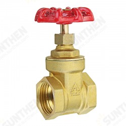 1/2inch 3/4inch 1inch Brass Manual Gate Valves G Female Thread Water Flow Valve 1/2inch 3/4inch 1inch Brass Manual Gate Valves G Female Thread Water Flow Valve