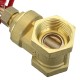 1/2inch 3/4inch 1inch Brass Manual Gate Valves G Female Thread Water Flow Valve