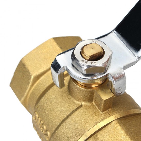 1inch 1-1/4inch Manual Internal Threaded Brass Temperature Gauge Ball Valves for Thermometer