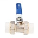 3/4inch 1inch 1-1/4inch PPR Brass Ball Valve Heat Fusion Double Union Socket Plumbing Fitting