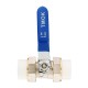 3/4inch 1inch 1-1/4inch PPR Brass Ball Valve Heat Fusion Double Union Socket Plumbing Fitting