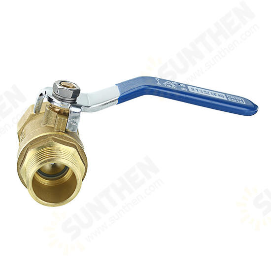 3/8inch 1/2inch 3/4inch Brass Ball Valves Two Piece Inline Lever Handle BSP Male x Female Thread