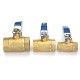 TK201 1/2inch 3/4inch 1inch Female Brass Two Piece Full Port Thread Ball Valves with Vinyl Handle