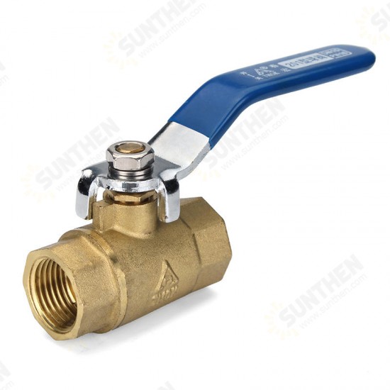 TK201 1/2inch 3/4inch 1inch Female Brass Two Piece Full Port Thread Ball Valves with Vinyl Handle