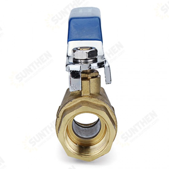 TK201 1/2inch 3/4inch 1inch Female Brass Two Piece Full Port Thread Ball Valves with Vinyl Handle