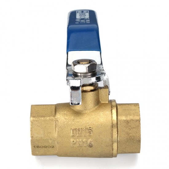TK201 1/2inch 3/4inch 1inch Female Brass Two Piece Full Port Thread Ball Valves with Vinyl Handle