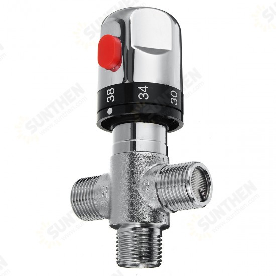 Thermostatic Control Shower Sink Valve Bath Tub Shower Faucet Mixer Water Tap