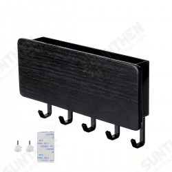 Wall Mount Hook Hanger Holder Storage Wooden Rack Hanging Key Home Organizer Wall Mount Hook Hanger Holder Storage Wooden Rack Hanging Key Home Organizer