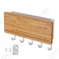 Wall Mount Hook Hanger Holder Storage Wooden Rack Hanging Key Home Organizer Wall Mount Hook Hanger Holder Storage Wooden Rack Hanging Key Home Organizer