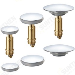 Wash Basin Spring Drain Filter Universal Stainless Steel Push-Type Spring Core Leaking Plug Accessories Kitchen Sink Seal Draine