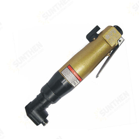 TR-90A 5mm 9000rpm Pneumatic Tool Straight Shank Pneumatic Air Screwdriver with Double-headed Screwdriver Bit for Home Renovation