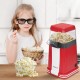 SK-289 Popcorn Maker 1200W Powerful Electric Popcorn Machine with Anti-slip Foot Pad Easy Operation, Less Oil