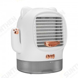 3 in 1 Mini USB Sterilizing Humidifying Air Cooler Lucky Cat Charging Air Conditioner Desktop Air Cooler Small Fan 3 in 1 Mini USB Sterilizing Humidifying Air Cooler Lucky Cat Charging Air Conditioner Desktop Air Cooler Small Fan