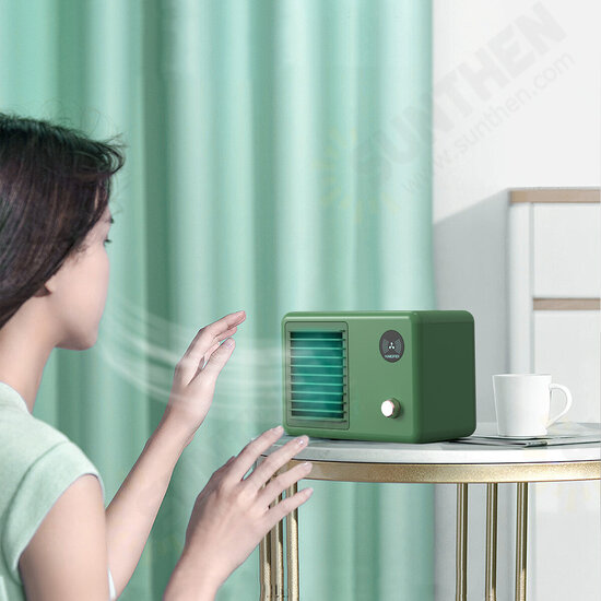 400ml Air Conditioner 3 Speed 7 Color Light 2000mAh Mini USB Air Fan Water-cooled Spray Fan 400ml Air Conditioner 3 Speed 7 Color Light 2000mAh Mini USB Air Fan Water-cooled Spray Fan