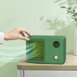 400ml Air Conditioner 3 Speed 7 Color Light 2000mAh Mini USB Air Fan Water-cooled Spray Fan 400ml Air Conditioner 3 Speed 7 Color Light 2000mAh Mini USB Air Fan Water-cooled Spray Fan