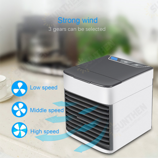 BT-05 Mini Portable Multi-function Spray Air Cooler Household Fan USB Cooling Air Conditioner Dormitory Humidifier Electric Cooling Fan