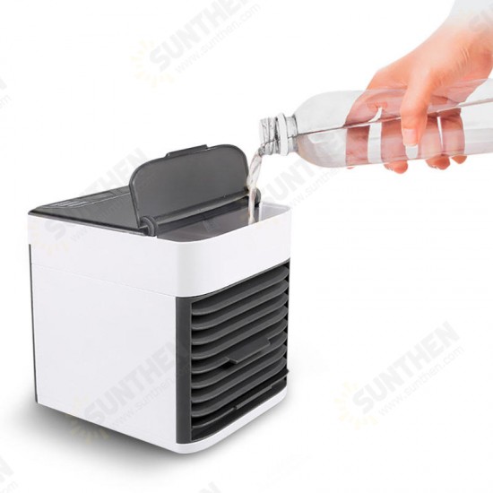 BT-05 Mini Portable Multi-function Spray Air Cooler Household Fan USB Cooling Air Conditioner Dormitory Humidifier Electric Cooling Fan