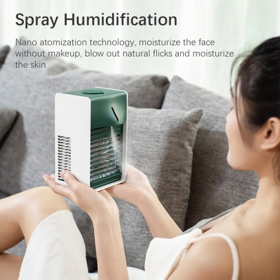 Personal Portable Cooler AC Air Conditioner USB Charging Air Fan Humidifier