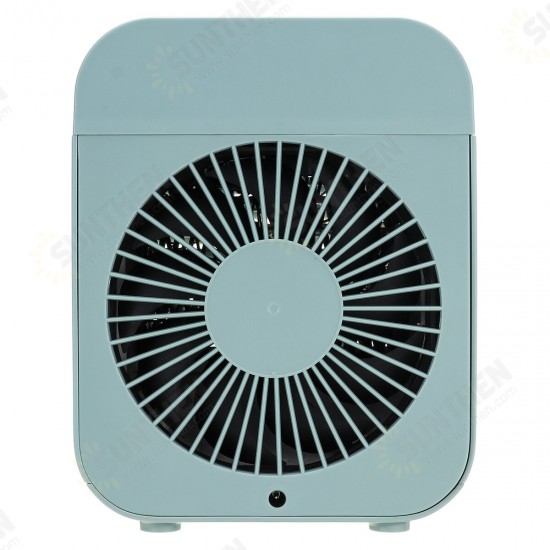 Mini Portable Air Conditioner Fan Noiseless Evaporative Air Humidifier Personal Space Air Conditioner Mini Cooler,3 Gear Speed, LED Touch screen buttons, Office Cooler Humidifier & Purifier