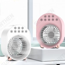 Portable USB Desktop Air Conditioner Negative Ion Spray Cooling Fan 3 Gear Adjustable Evaporative Humidifier for Home Office Travel Portable USB Desktop Air Conditioner Negative Ion Spray Cooling Fan 3 Gear Adjustable Evaporative Humidifier for Home Office Travel