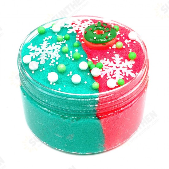 100ML Christmas Cloud Slime Squishy Scented Stress Clay Kids Toy Sludge Cotton Mud Plasticine Gifts