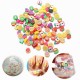 100PCS DIY Slime Accessories Decor Fruit Cake Flower Polymer Clay Toy Nail Beauty Ornament