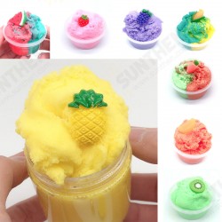 120ML Fruit Slime Brushed Crystal Cotton Clay Decompression DIY Gift Stress Reliever 120ML Fruit Slime Brushed Crystal Cotton Clay Decompression DIY Gift Stress Reliever