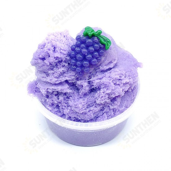 120ML Fruit Slime Brushed Crystal Cotton Clay Decompression DIY Gift Stress Reliever