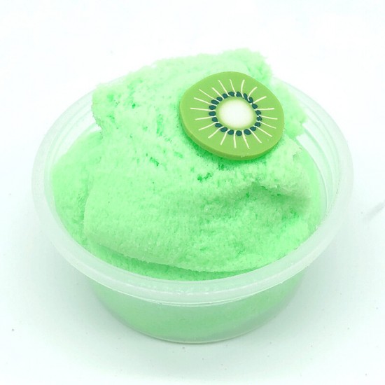 120ML Fruit Slime Brushed Crystal Cotton Clay Decompression DIY Gift Stress Reliever