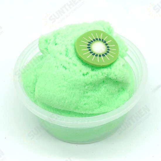 120ML Fruit Slime Brushed Crystal Cotton Clay Decompression DIY Gift Stress Reliever