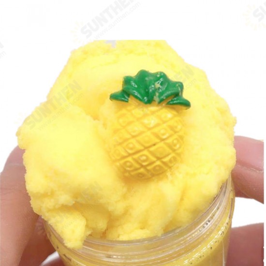 120ML Fruit Slime Brushed Crystal Cotton Clay Decompression DIY Gift Stress Reliever