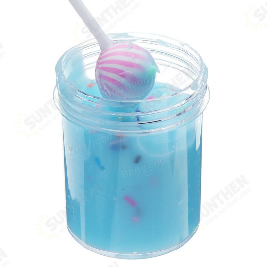 120ML Puff Slime Lollipop Cotton Mud DIY Gift Toy Stress Reliever