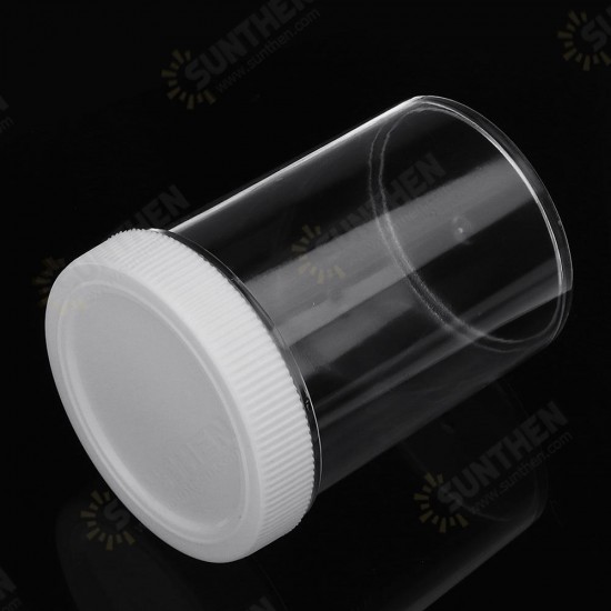 120ML White Cover Hard Round Empty Bottle For Slime Crystal Mud DIY Handmade Accessories