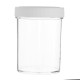 120ML White Cover Hard Round Empty Bottle For Slime Crystal Mud DIY Handmade Accessories