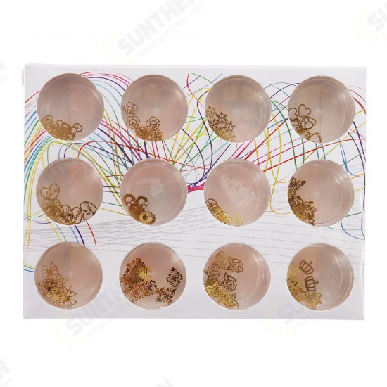 12PCS/Set Handmade Slime DIY Material Colorful Beads Fruit Slice Soft Ceramic Granules Pearl Powder