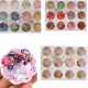 12PCS/Set Handmade Slime DIY Material Colorful Beads Fruit Slice Soft Ceramic Granules Pearl Powder