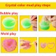 24PCS Colorful Crystal Mud Non Toxic Slime Mud Toys Pinata Luminous Ramen Soil DIY Environmental Toy