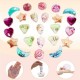 24Pcs Clear Pearl Crystal Mud Slime Plasticine Jelly Clay DIY Relief Stress Toys