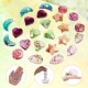 24Pcs Clear Pearl Crystal Mud Slime Plasticine Jelly Clay DIY Relief Stress Toys