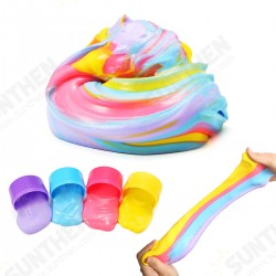 4PCS Colorful Mud Non Toxic Puff Slime DIY Environmental Toy 4PCS Colorful Mud Non Toxic Puff Slime DIY Environmental Toy