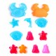 4PCS Cute Animals Slime 6.5cm Random DIY Crystal Clay Rubber Mud Plasticine Toy Gift