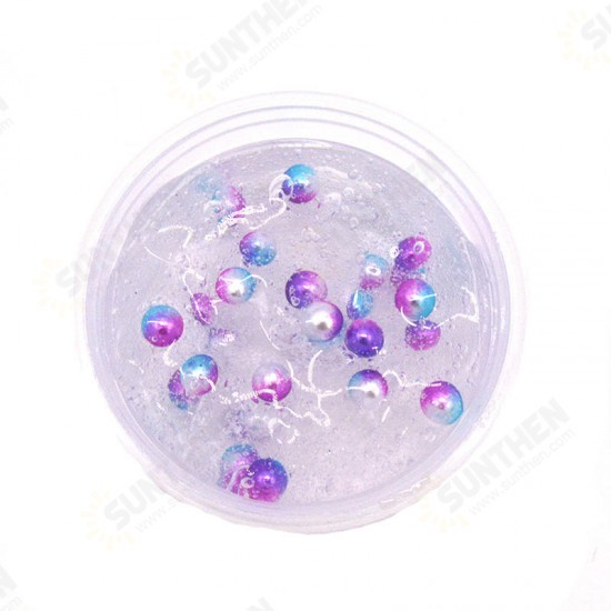 4PCS Slime Pearl Star Glitter Simulated Crystal Mud Jelly Plasticine Stress Relief Gift Toy