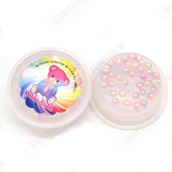 4PCS Slime Pearl Star Glitter Simulated Crystal Mud Jelly Plasticine Stress Relief Gift Toy