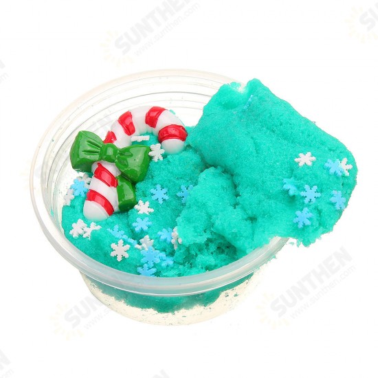 60ML Christmas Cloud Slime Scented Charm Mud Stress Relief Kids Clay Toy